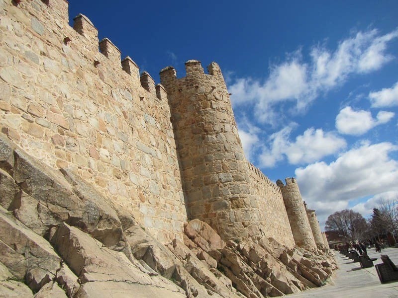 Walking the Cold Walls of Avila and Enjoying the Sunshine